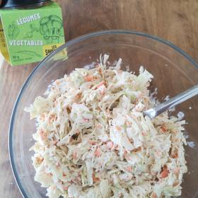 SALADE DE CHOU CRÉMEUSE - Les Savoureux